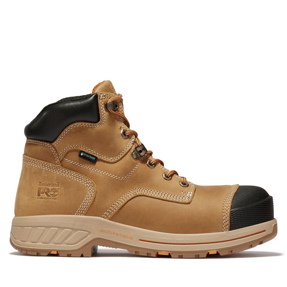 Botas de Trabajo Timberland Hombre Pro® Helix Hd 6" Comp Toe Marrones/Negras - Chile EBW-649158